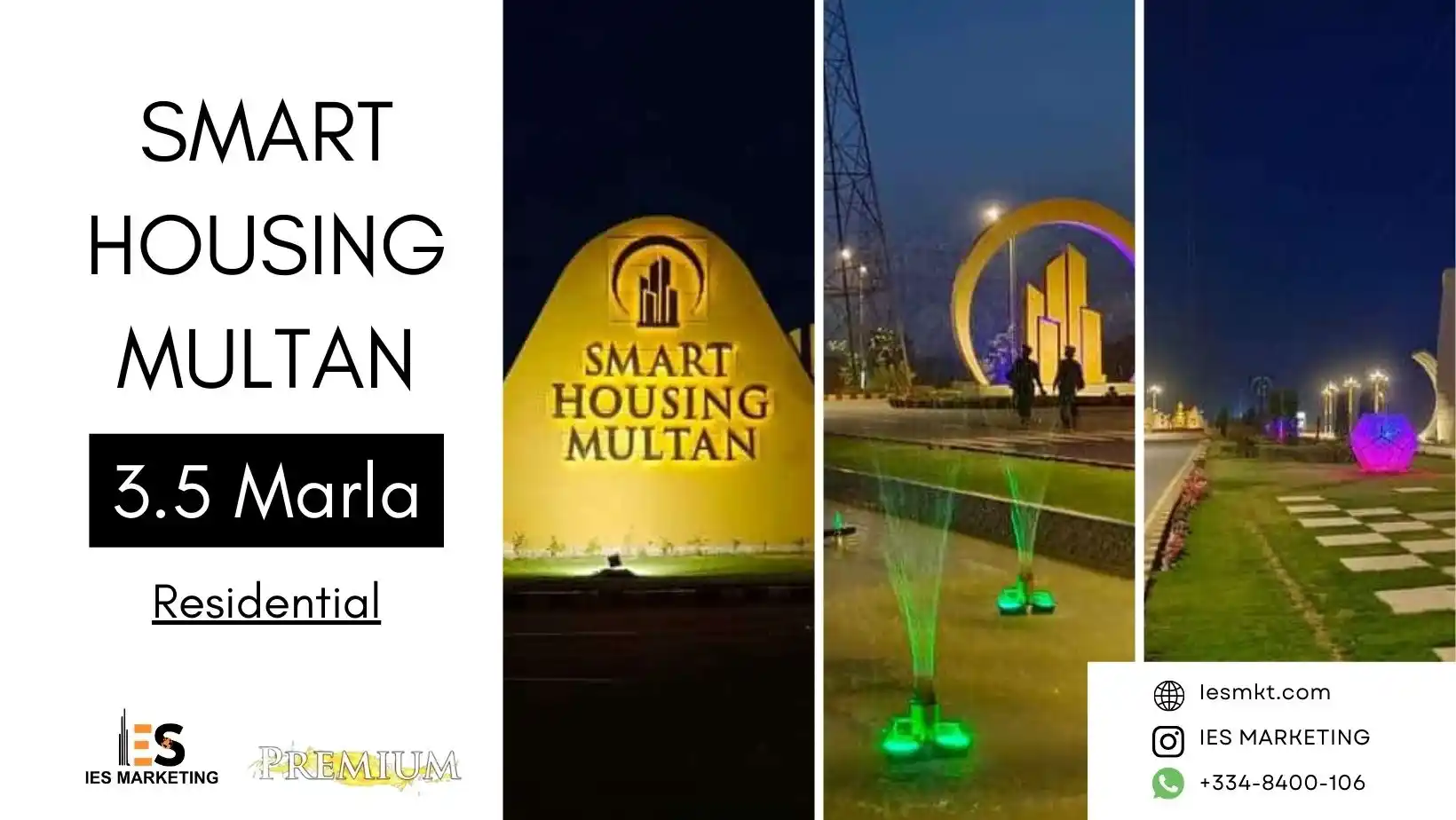3.5 marla plot in Premium block of smart housing multan