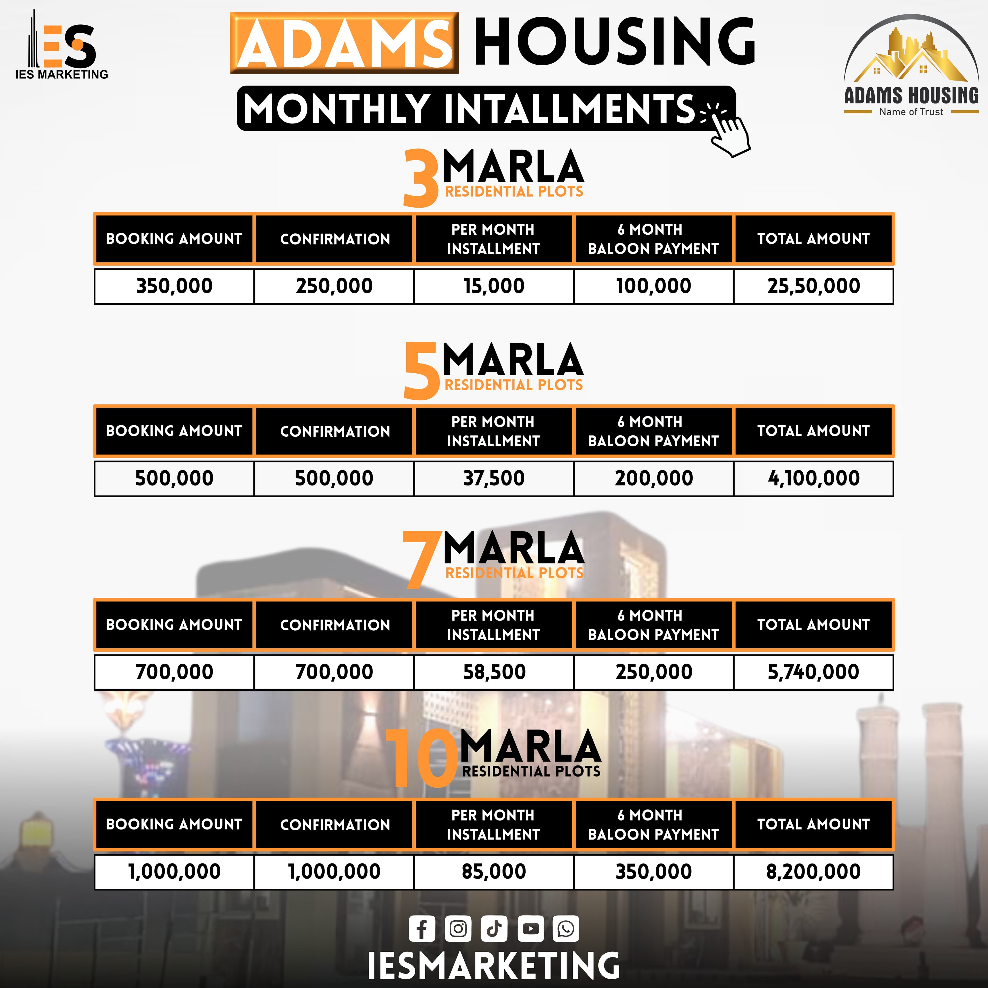 Adams Housing Payment Plan