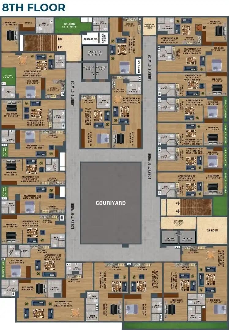 De Orion Mall 8th Floor Layout